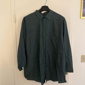 Men's Green Dress Shirt